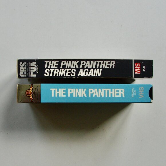 The Pink Panther VHS Tapes The Pink Panther Strikes Again Peter Sellers Vintage - Picture 4 of 8